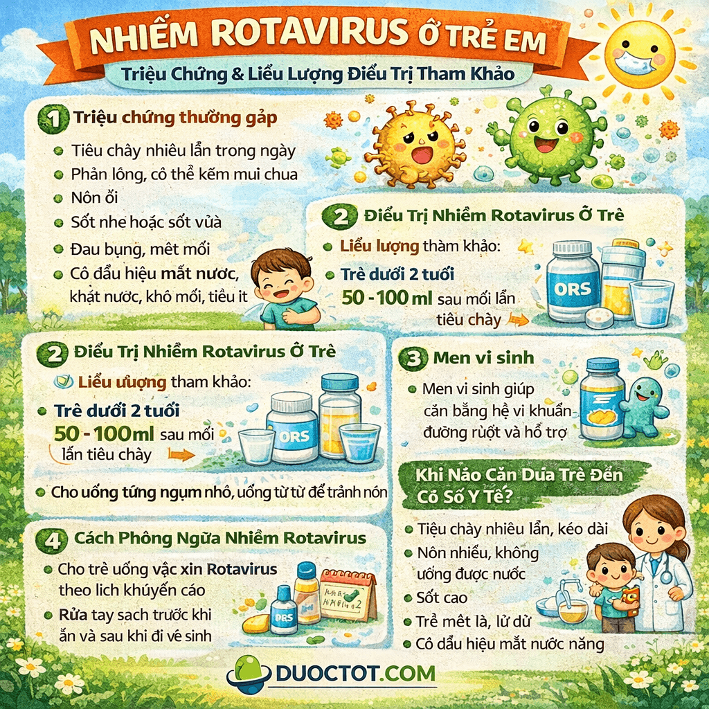 NHIỄM ROTAVIRUS Ở TRẺ EM